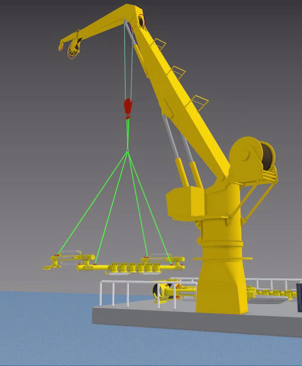 A simple crane model
